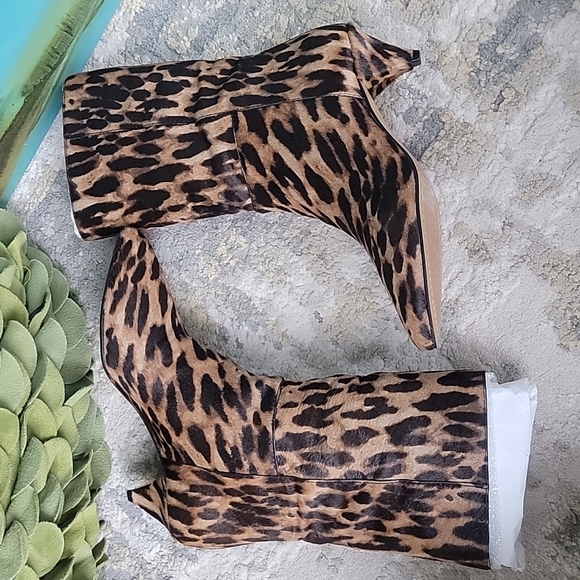 Vince Camuto Rastel 3 Leopard Print Mid-Calf Boots - Picture 3 of 11